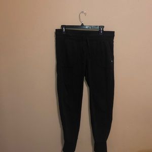 Charcoal fleece lined joggers